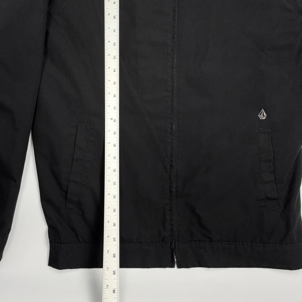 Volcom Black Lightweight Zip-Front Coach Jacket - Picture 3 of 6